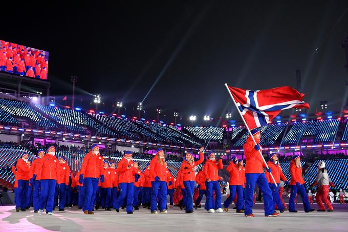 Norveška je najuspešnejša država zbirateljica medalj v zgodovini zimskih olimpijskih iger. Osvojila jih je že 329. | Foto: Guliverimage/Getty Images