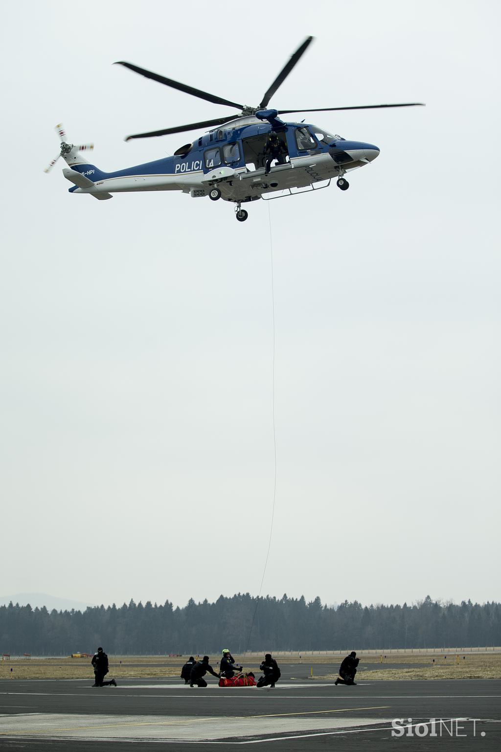 policija helikopter Tatjana Bobnar