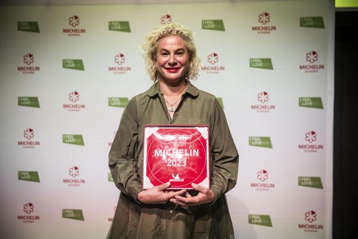 Podelitev Michelinovih zvezdic 2023. Ana Roš, Hiša Franko | Foto: Bojan Puhek