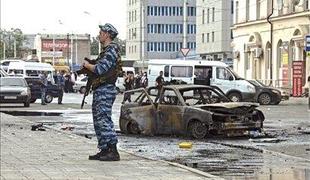 V samomorilskih napadih v Čečeniji več mrtvih