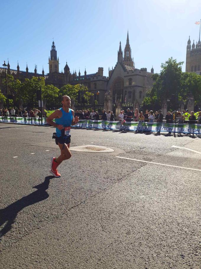 Na londonskem maratonu. | Foto: osebni arhiv/Lana Kokl