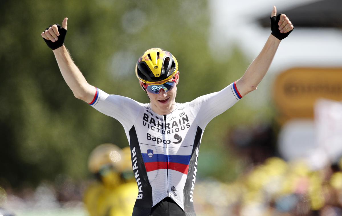 Matej Mohorič | Matej Mohorič je zmagovalec 19. etape letošnje Dirke po Franciji! | Foto Reuters
