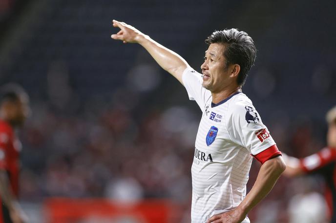 Kazuyoshi Miura | Kazuyoshi Miura je pri 53. zaigral med japonsko elito. | Foto Reuters