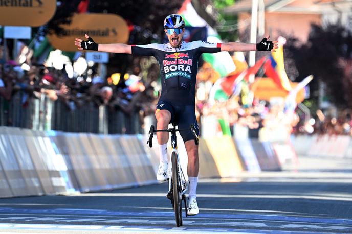 Nico Denz, Giro 2025 | Rogličev moštveni kolega Nico Denz je zmagovalec 18. etape Gira. | Foto Reuters