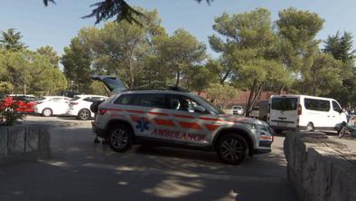 Po udeleženca šova je prišlo reševalno vozilo #video