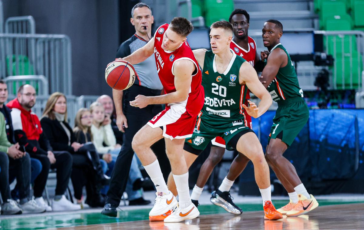 Cedevita Olimpija | Cedevita Olimpija gosti Dunaj Gregorja Glasa. | Foto Aleš Fevžer