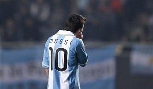 Messi na napačni strani igrišča