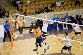 ACH Volley povozil Calcit, Mariborčani meljejo naprej