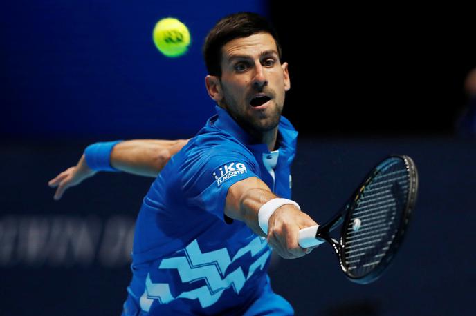 Novak Đoković | Novak Đoković je londonski turnir najboljše osmerice začel z zanesljivo zmago. | Foto Reuters