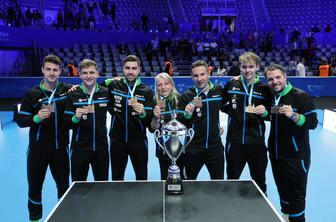 Slovenci na ekipnem SP v namiznem tenisu s Češko, Španijo in Bahrajnom