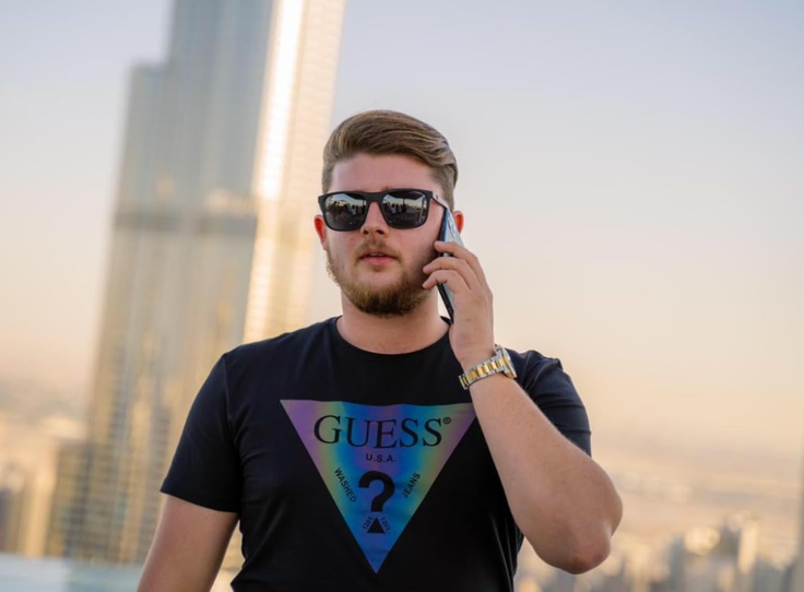 Benjamin Herzog v Dubaju | Foto: Instagram / Posnetek zaslona