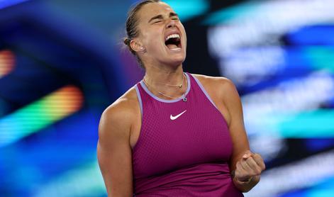 Sabalenka po drugi zmagi v polfinalu zaključnega turnirja