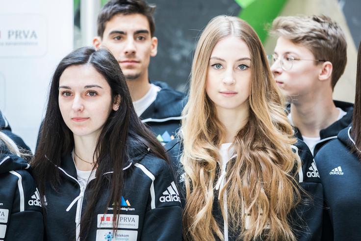 Urška Repušič (na sliki desno) se je v Münchnu v polfinale uvrstila kot zmagovalka svoje kvalifikacijske skupine, kar ji je uspelo prvič v karieri. | Foto: Peter Podobnik/Sportida