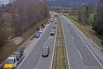 nesreča priključek Šmartno