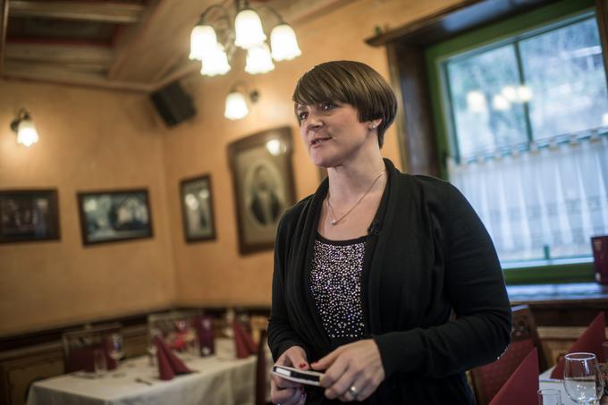 Alenka Dovžan je danes lastnica gostilne, restavracije in cateringa Ejga. | Foto: Matej Leskovšek