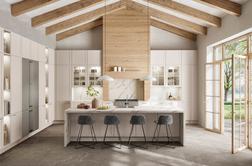 Kuhinje – trendi 2026: toplina narave, sodobna rustika in funkcionalna eleganca