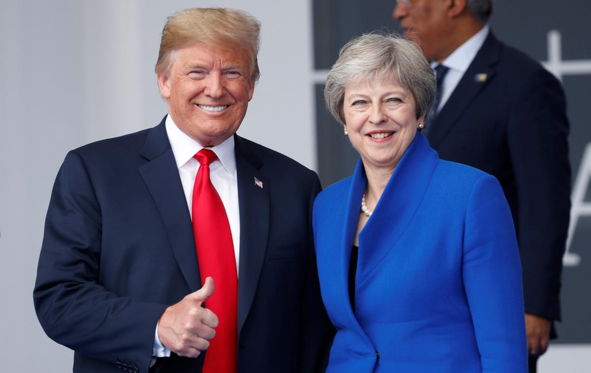 Donald Trump, Theresa May | Foto Reuters