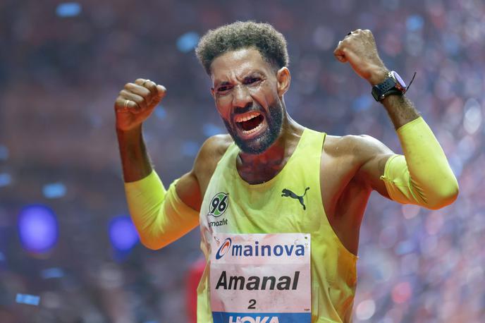 Amanal Petros | Amanal Petros je imel na maratonu v Frankfurtu bližnje srečanje z dostavljavcem hrane. | Foto Guliverimage