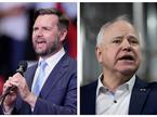 JD Vance, Tim Walz, podpredsedniški kandidat, volitve, ZDA