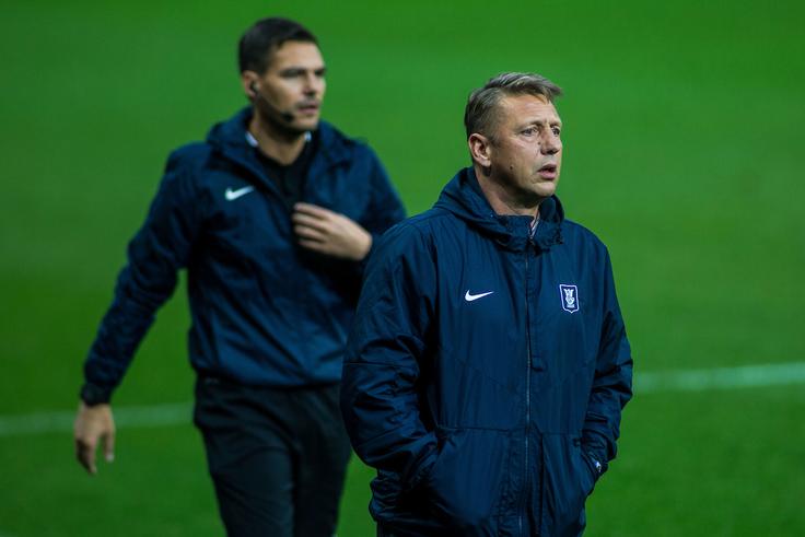 Trener Olimpije Zoran Barišić z zeleno-belimi še ni izgubil. | Foto: Grega Valančič/Sportida