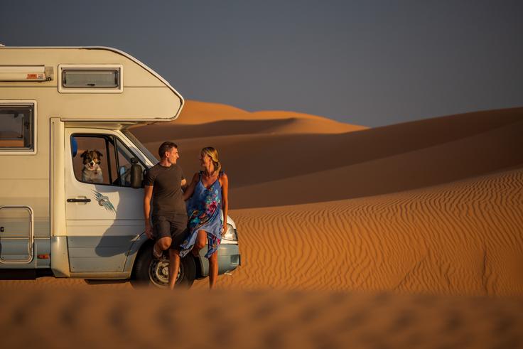 V petih letih so z avtodomom obiskali 40 držav. Večino evropskih, pot pa jih je vodila tudi na Bližnji vzhod in v Afriko. | Foto: Osebni arhiv