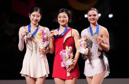 Kaori Sakamoto ubranila naslov svetovne prvakinje v umetnostnem drsanju