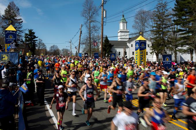 Boston maraton moški 2017 | Foto: Reuters