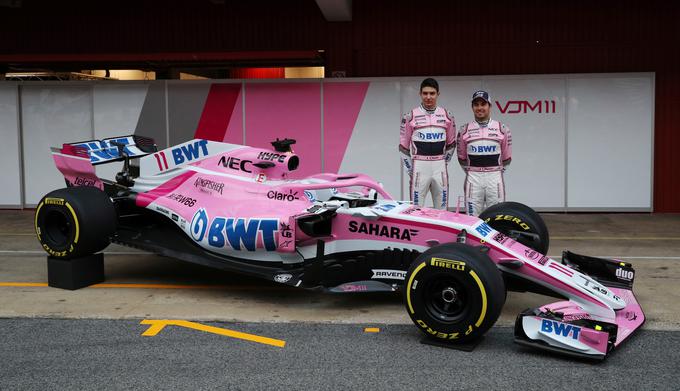 Sergio Perez in Esteban Ocon (Force India) | Foto: Reuters