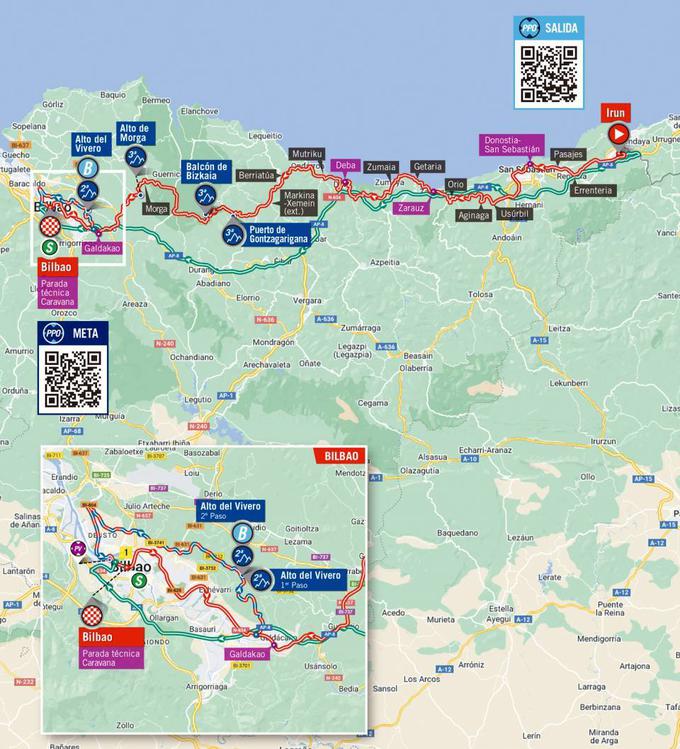 Vuelta 22, trasa 5. etape | Foto: zajem zaslona/Diamond villas resort