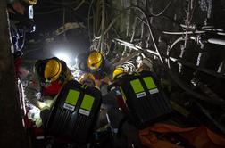 V nesreči v Premogovniku Velenje 14 poškodovanih rudarjev #video