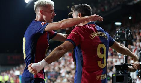 Real Madrid zgolj do točke, Barcelona ostaja stoodstotna