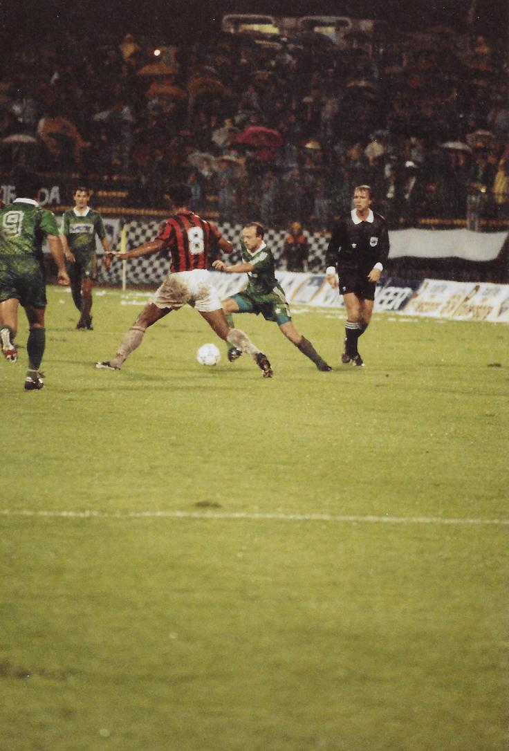 Olimpija je leta 1992 izkusila moč Milana. | Foto: Osebni arhiv