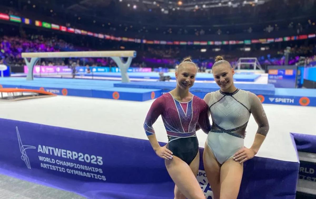 Lucija Hribar zala Trtnik | Lucija Hribar in Zala Trtnik | Foto Gimnastična zveza Slovenije