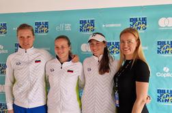 Slovenke pred Špankami: v Portorožu vse pripravljeno za  teniški spektakel