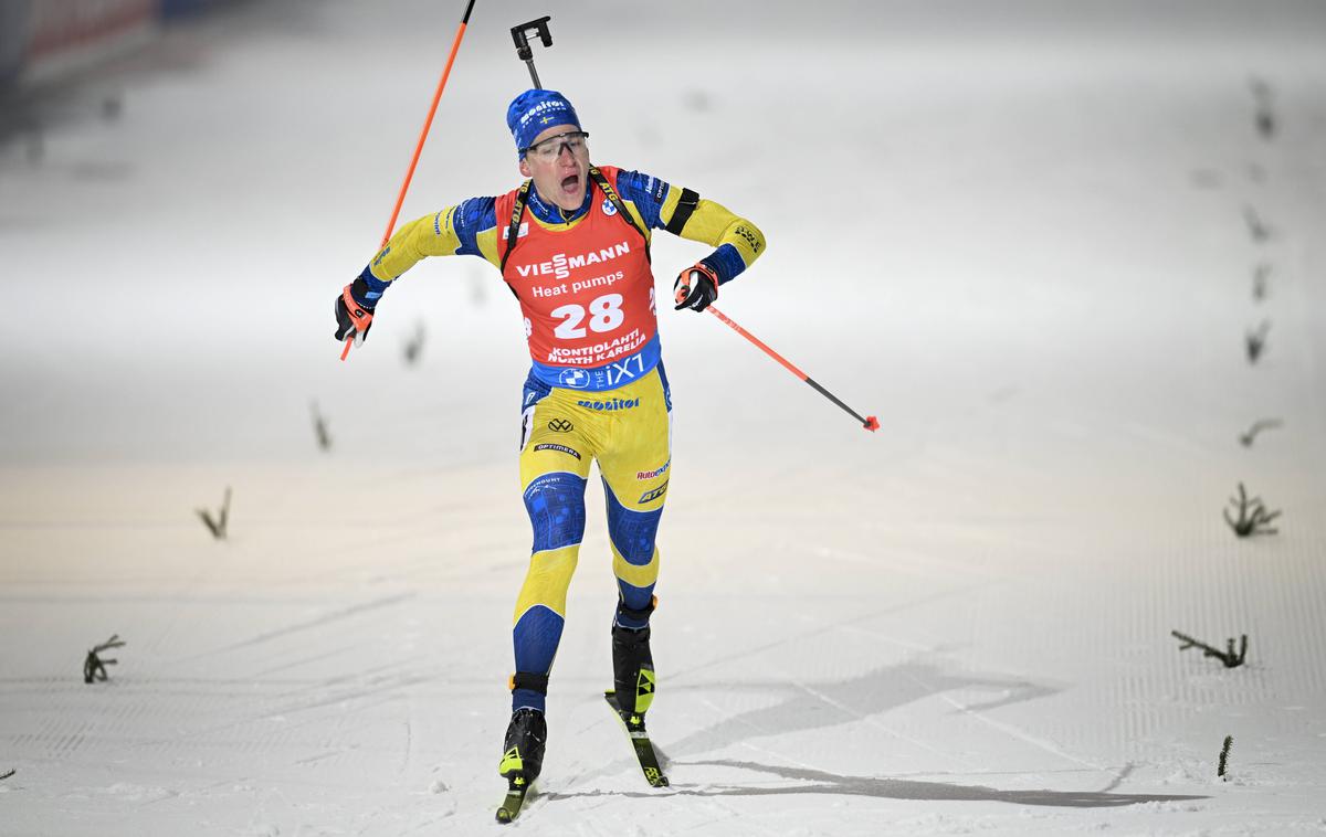 Martin Ponsiluoma | Šved Martin Ponsiluoma je zmagovalec uvodne biatlonske tekme nove sezone. | Foto Guliverimage