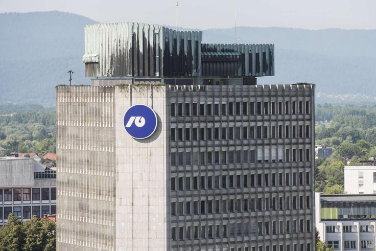 Stavba sedeža Nove Ljubljanske banke | Foto: STA ,