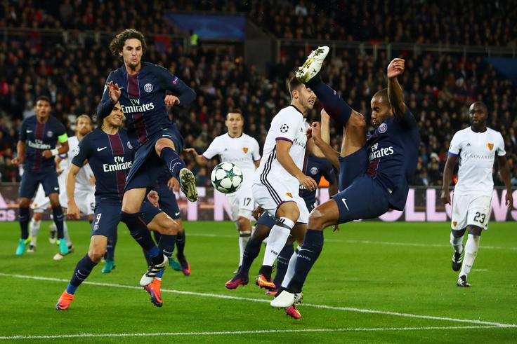 V ligi prvakov je igral na obeh tekmah proti PSG. | Foto: Guliverimage/Getty Images