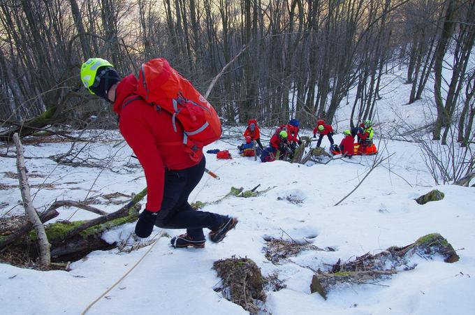 Nesreča v gorah Tolmin | Foto: PU Nova Gorica