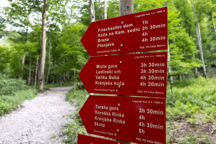 Planinska tabla na izhodišču | Foto: Matej Podgoršek