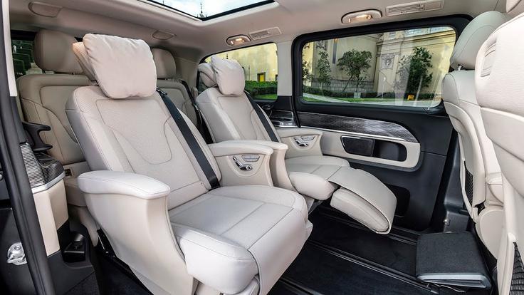 Mercedes-benz exclusive V drugi vrsti ponuja različica exclusive kraljevsko počutje s povsem nastavljivima sedežema. | Foto: Mercedes-Benz