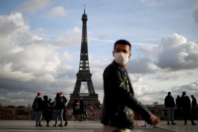 Francija | Rekordne okužbe beležijo v Franciji, pa tudi v Nemčiji.  | Foto Reuters