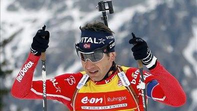Ole Einar Björndalen zmagal v Anterselvi
