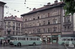 Tako so se nekoč vozili po središču Ljubljane (foto)