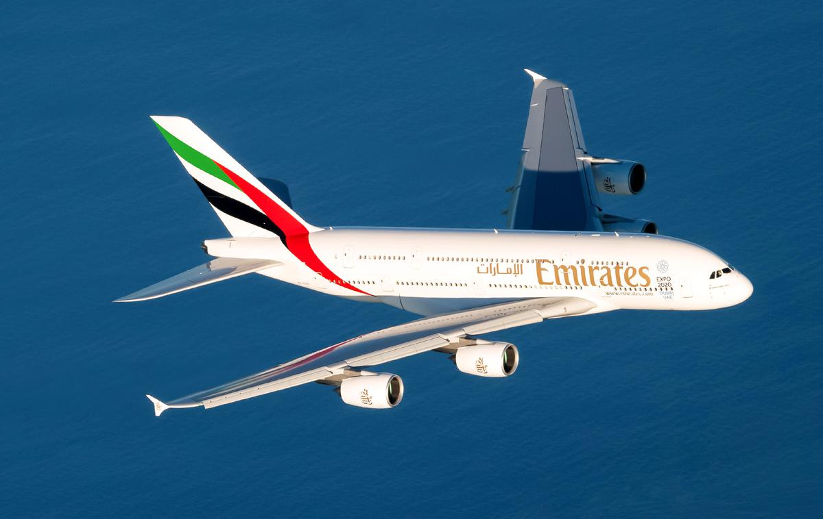 airbus A380 Emirates | Airbus je do konca lanskega leta izdelal 234 letal A380. Največjo njihovo floto ima prevoznik Emirates iz Dubaja. | Foto Emirates