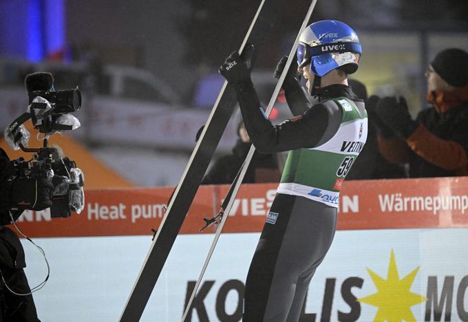 Vinzenz Geiger se je veselil zmage in prevzema vodstva v skupnem seštevku. | Foto: Guliverimage