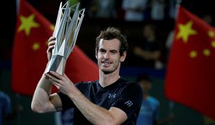 Andy Murray tretjič osvojil turnir v Šanghaju