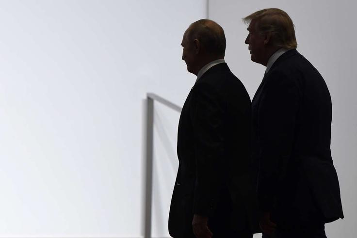 Kakšni bodo prihodnji odnosi med Vladimirjem Putinom in Donaldom Trumpom? Putin je bil eden ključnih Trumpovih podpornikov, da je uspela ameriško-mehiško-kanadska kandidatura za svetovno nogometno prvenstvo leta 2026. | Foto: Guliverimage