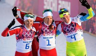 Slovenija slavi bronasti Vesno Fabjan in Tejo Gregorin