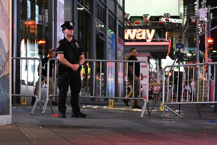 Newyorški policist varuje kraj zločina.  | Foto: Guliverimage