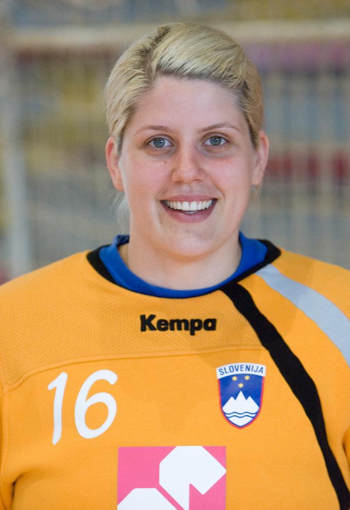 Miša Marinček v reprezentančnem dresu leta 2009. | Foto: Vid Ponikvar